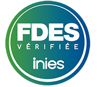 Logo de FDES Inies (Fiche de Déclaration Environnementale et Sanitaire)