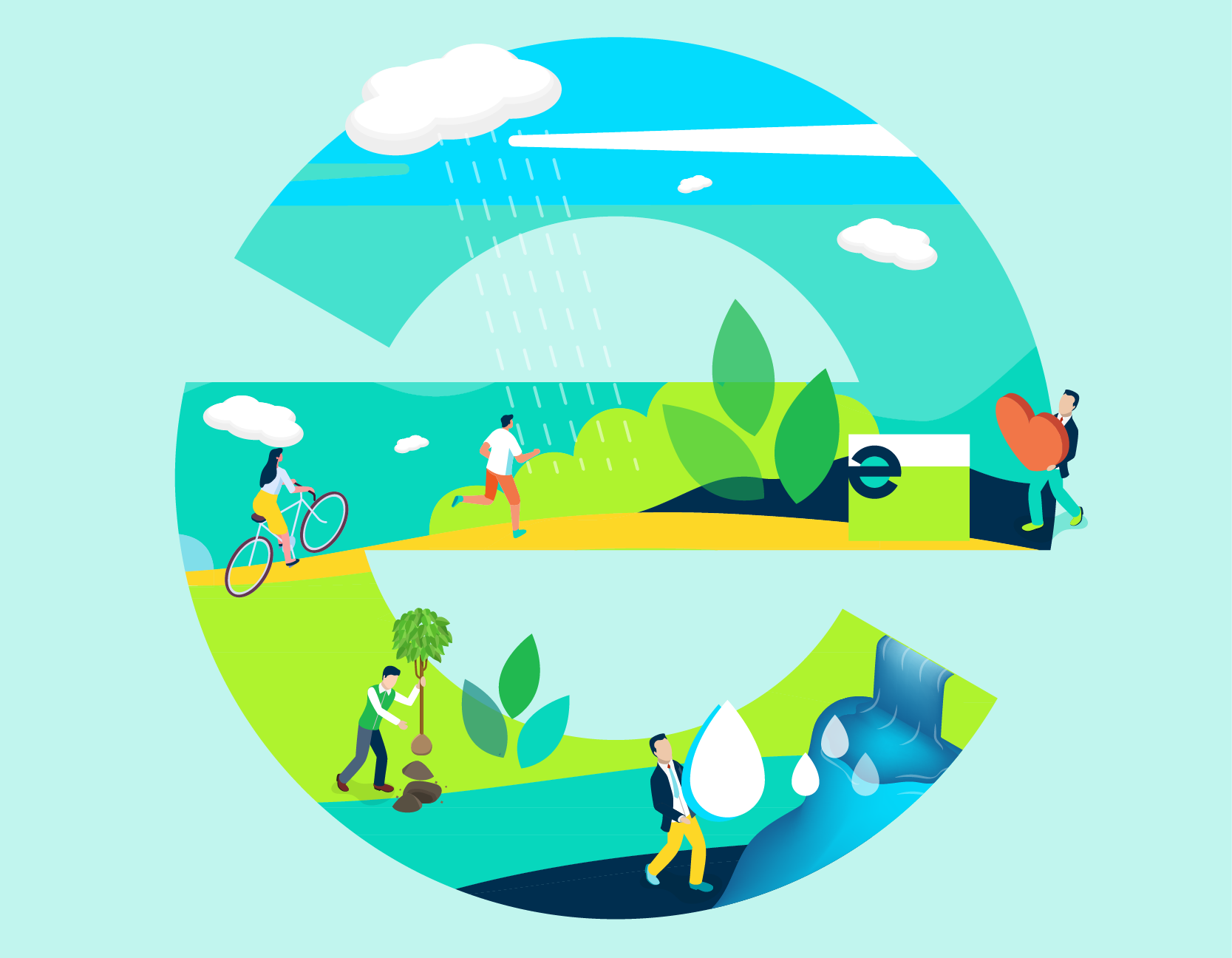 Logo d'Ecosystem, bases de données ACV spécialisée dans les données fin de vie